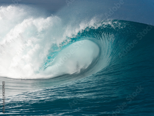 Teahupoo, end of the road, Tahiti, French Polynesia