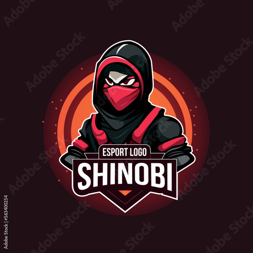 ninja esport logo mascot
