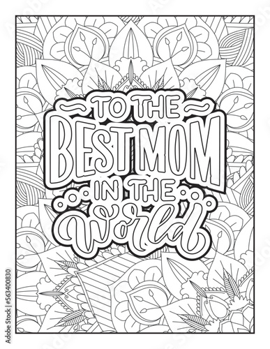 Fototapeta Naklejka Na Ścianę i Meble -   Quotes coloring page, Inspirational quotes, Quotes, positive quotes, Typography quotes