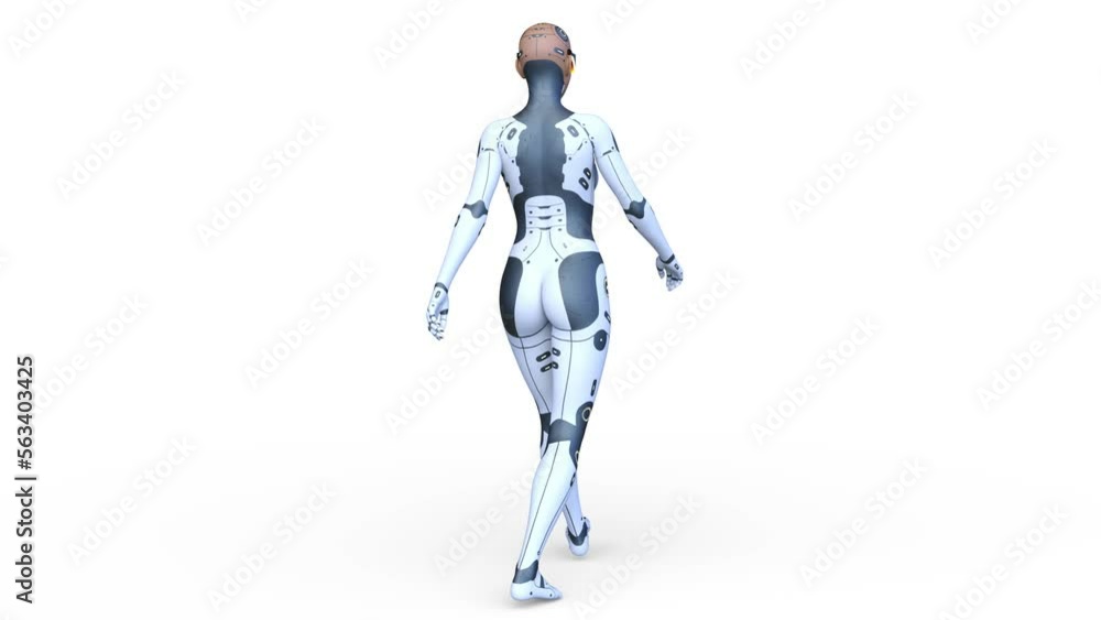 歩くサイバーウーマン