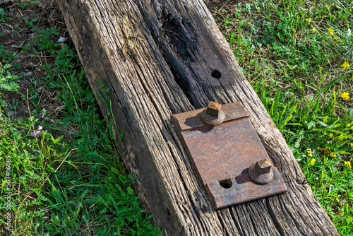 Old railway sleeper