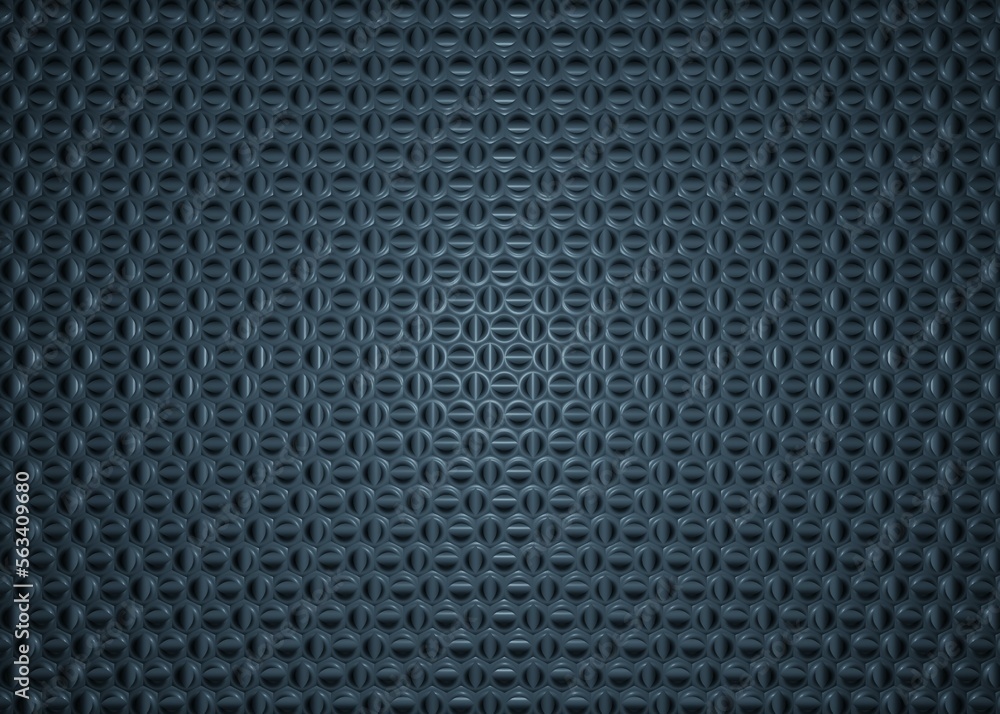 fabric and tile pattern made of dark blue 3d shapes, background wallpaper fabric and tile pattern made of dark blue 3d shapes, background wallpaper