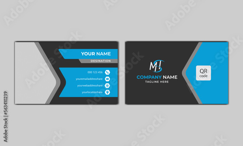 Modern Business Card. Creative and Clean Business Card Design.