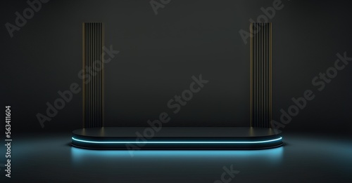 hintergrund  produkt  podium  schwarz  blau