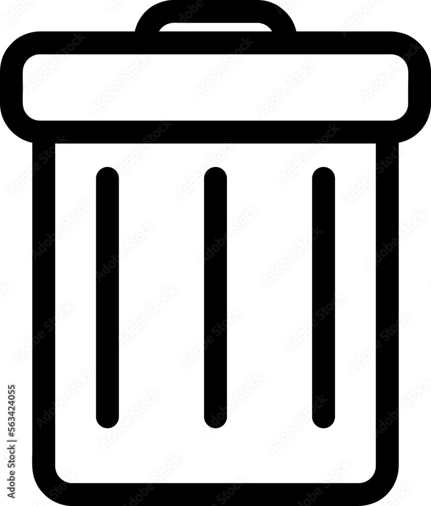 Delete vector icon trendy style illustration on white background..eps Delete vector icon trendy style illustration on white background..eps