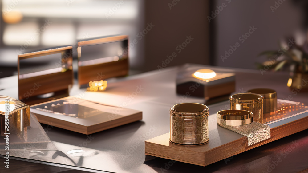 gifts on a table, Generative AI gifts on a table, Generative AI