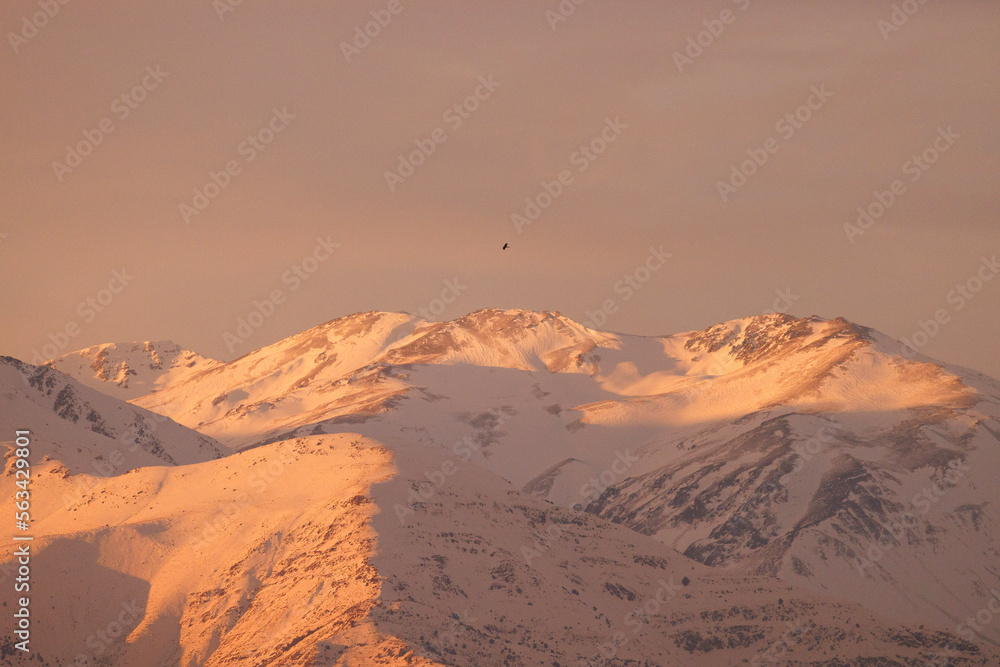 sunset in the mountains sunset in the mountains