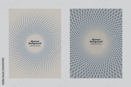 Bilde på lerret Abstract circle lines background, geometric vector design, cover posters flyers