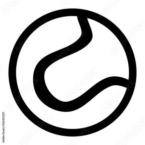 tennis ball vectors illustration for symbol or icon