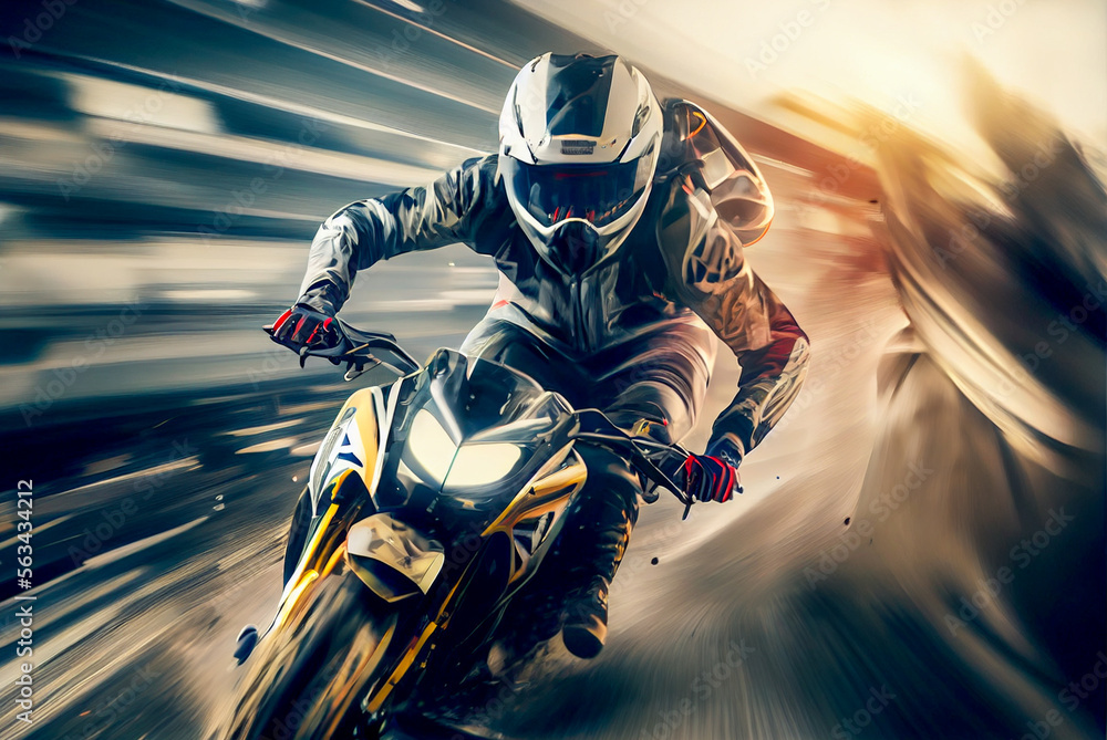future rasing concept . Racer on a racing future rasing concept . Racer on a racing