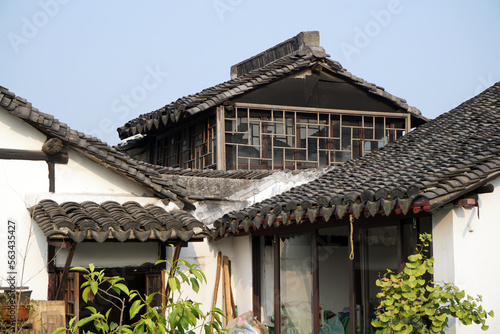 Photography Zhujiajiao Town, Qingpu District, Shanghai, China, is a famous Chinese historical and cultural town and a famous tourist resort