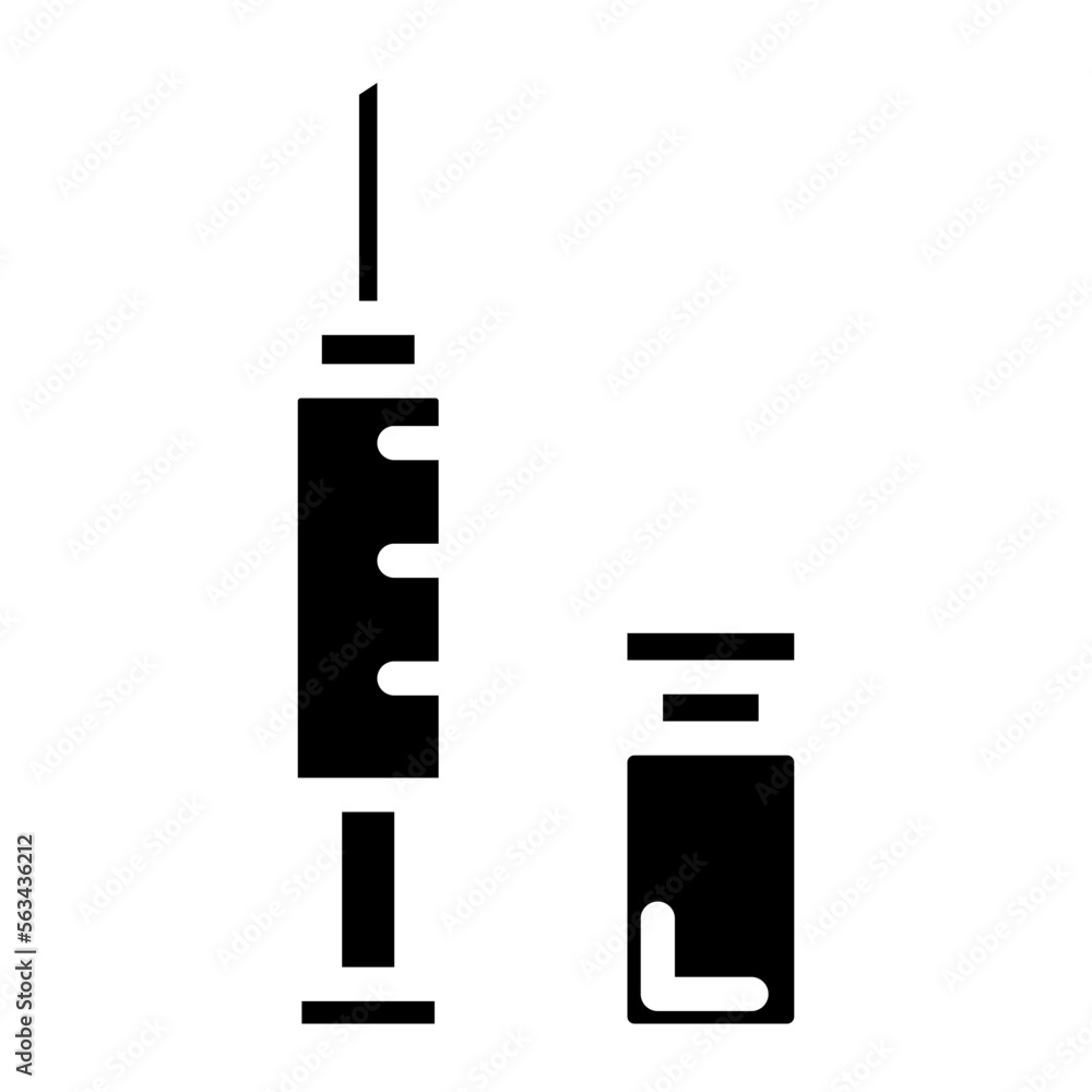 syringe glyph syringe glyph