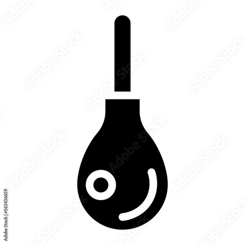 medical pipette glyph 