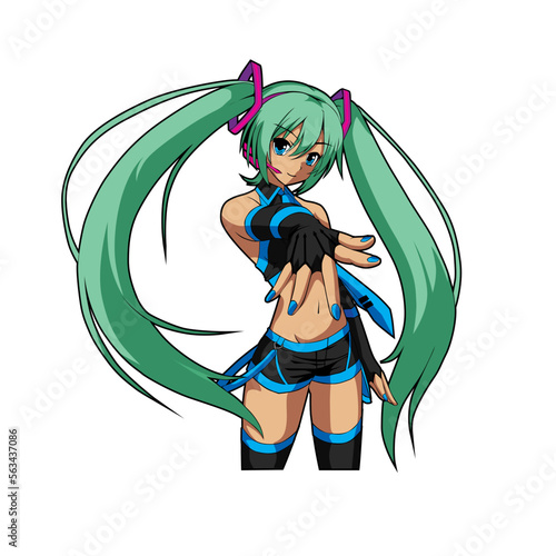 girl wanting to shake hands