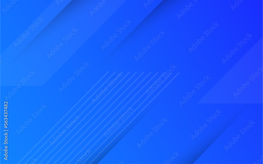 Obraz premium Abstract modern geometric shape background with blue gradient color