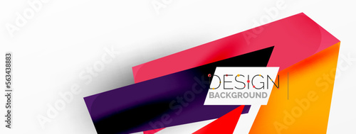 Background color abstract overlapping lines. Minimal composition vector illustration for wallpaper banner background or landing page