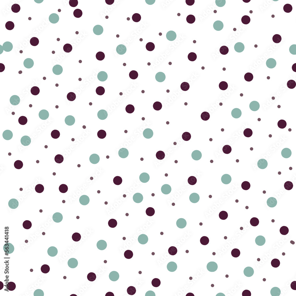 Seamless pattern with small circles. Vector file for designs.