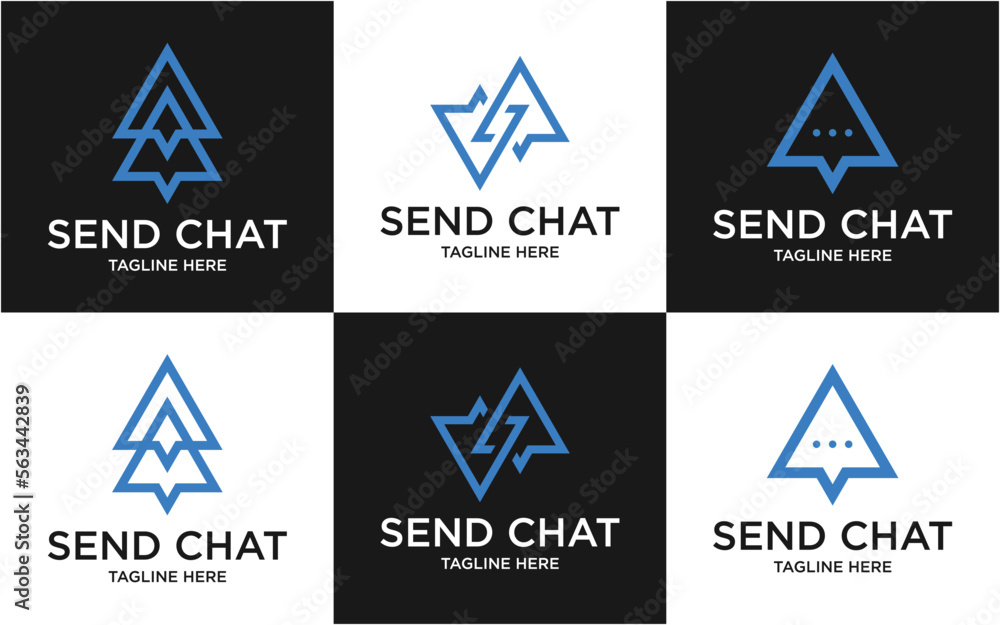 logo design send with chat modern logo design send with chat modern