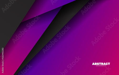 Abstract overlap layer papercut bakground vector