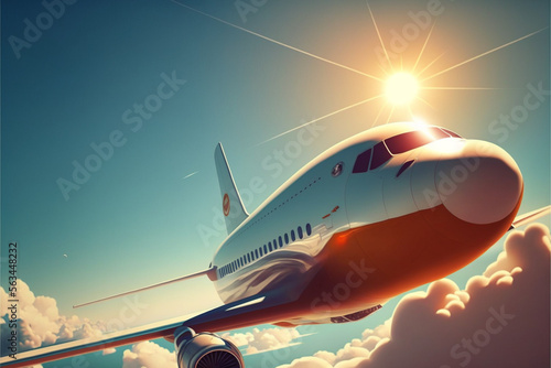 Illustrating the Skies: The Art of Airplanes (AI Generated)