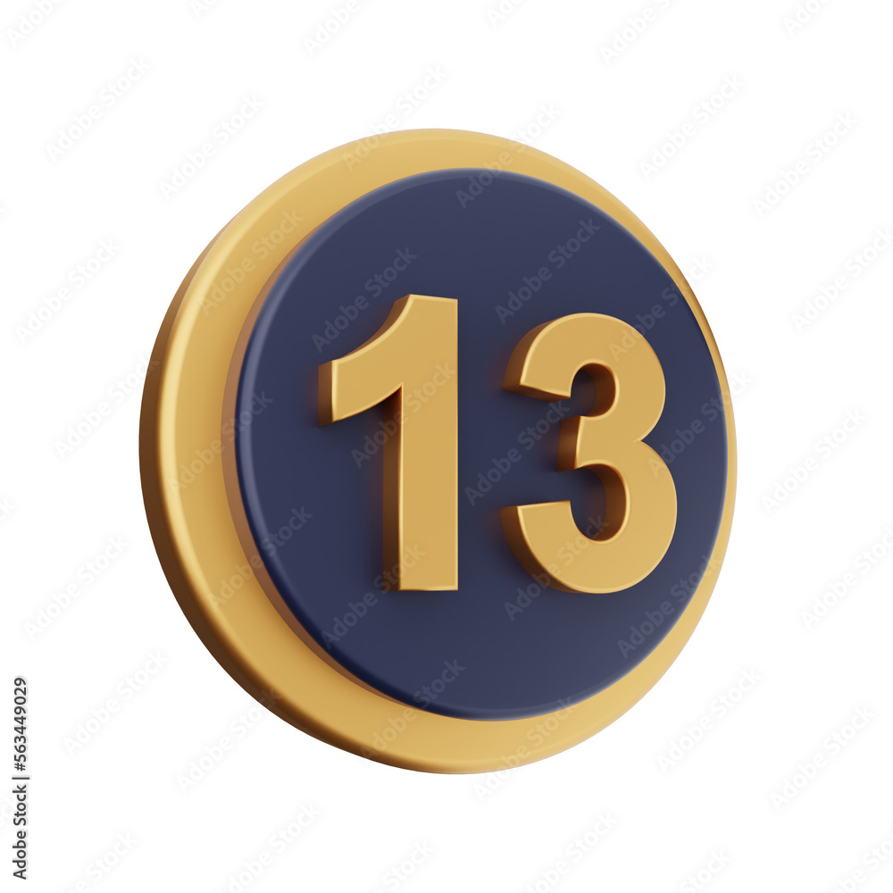 3d number icon illustration render 3d number icon illustration render
