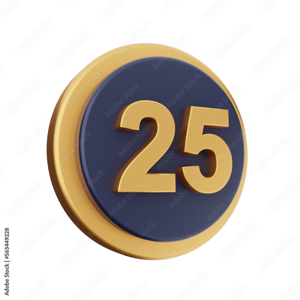 3d number icon illustration render 3d number icon illustration render