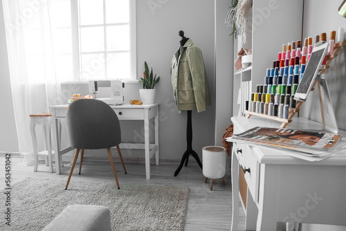 Interior of light atelier w...