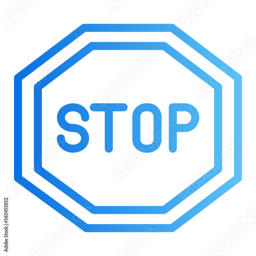 stop gradient icon