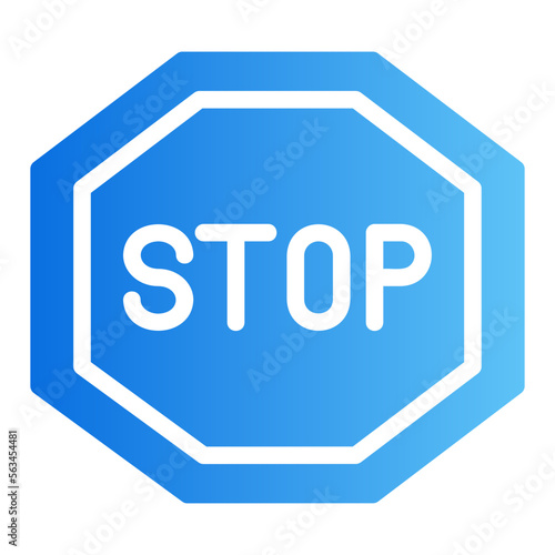 stop gradient icon