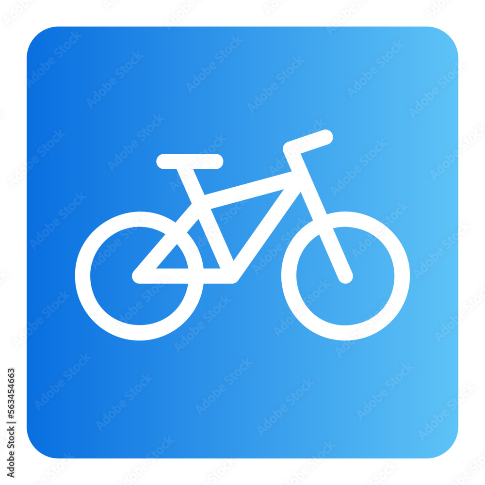 Fototapeta premium bicycle gradient icon