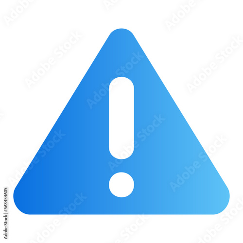 warning gradient icon