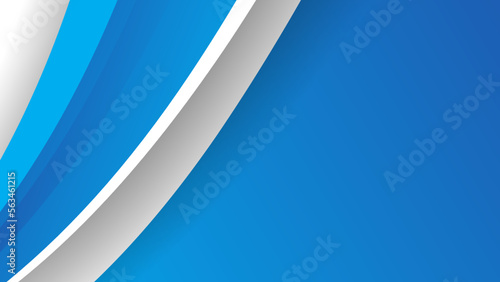 Blue abstract wave background. Modern poster with gradient 3d flow shape. Innovation background design for the cover, landing page.