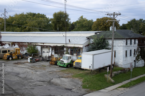 overgrown building 