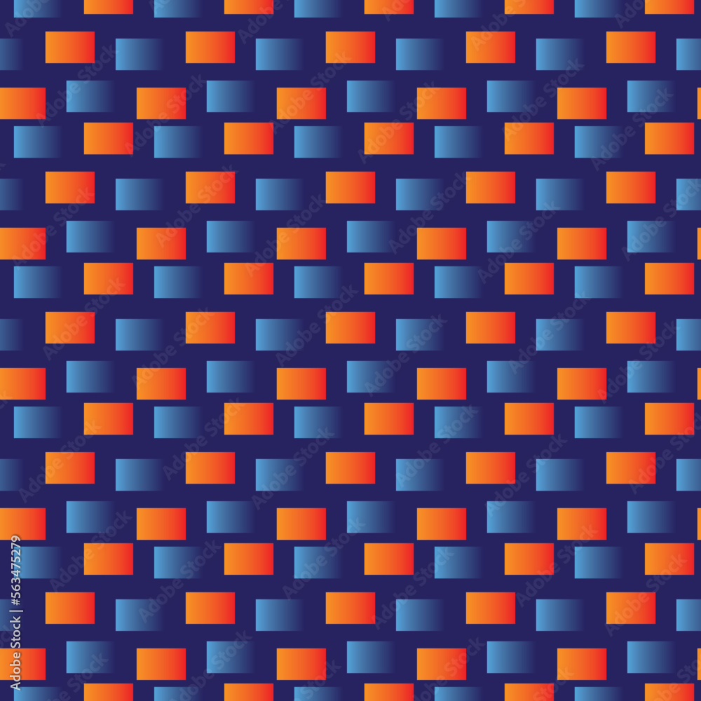 Seamless pattern of gradient geometric shapes. Repeat vector background. Seamless pattern of gradient geometric shapes. Repeat vector background.