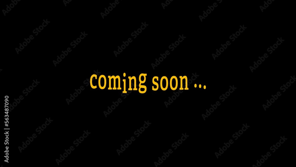 跳ねる文字「coming soon...」のアニメーション素材(背景透過) アルファチャンネル付MOV 跳ねる文字「coming soon...」のアニメーション素材(背景透過) アルファチャンネル付MOV