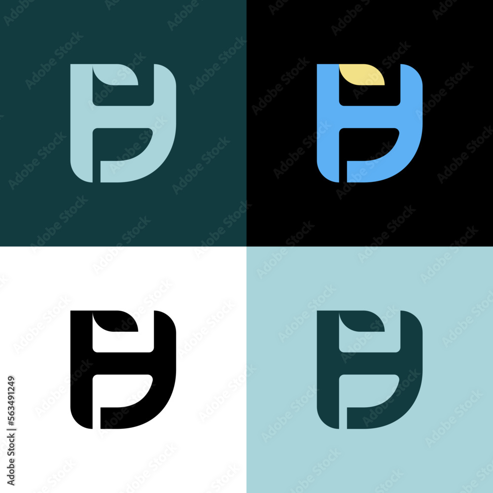 Fashion and Letter Logo Design Vector Template. - obrazy, fototapety, plakaty 