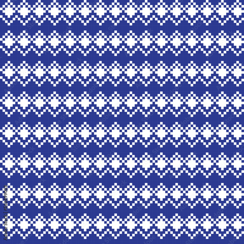 Argyle Fair Isle Seamless Pattern Design Argyle Fair Isle Seamless Pattern Design