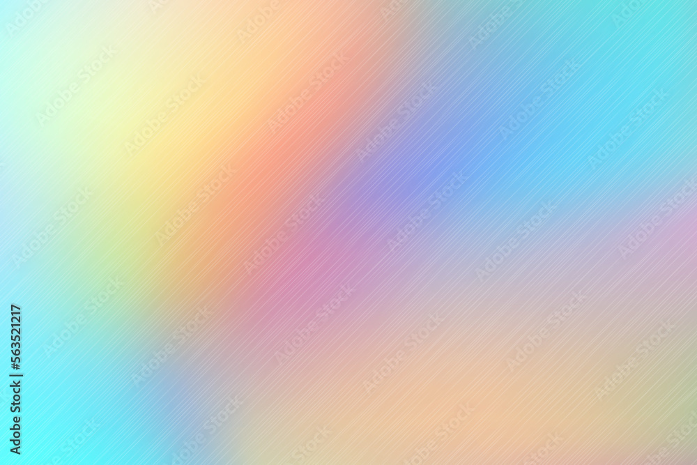 blurry holographic rainbow background with fine brush texture ,pastel iridescent gradient mesh, vetor  ilusttration.