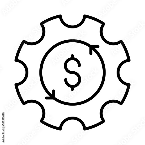 Trade Isolated Silhouette Solid Line Icon with trade, business, economy, export, financial, trading Infographic Simple Vector Illustration