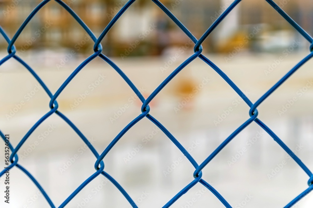 Blue Twisted Steel Mesh made of round wire Blue Twisted Steel Mesh made of round wire