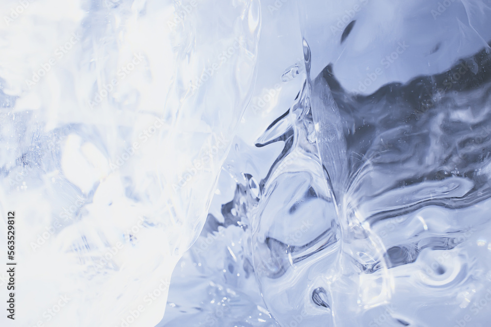 Obraz premium piece of ice baikal on ice, nature winter season crystal water transparent outdoor