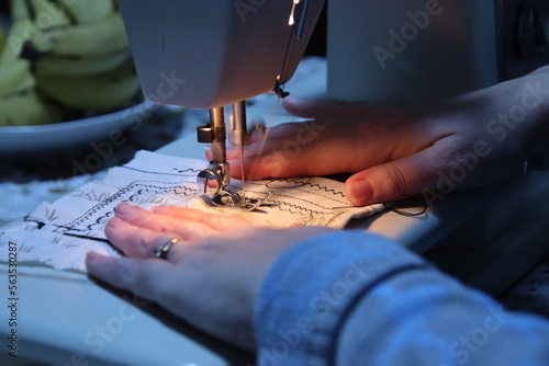 Obraz na plátne sewing machine with a needle