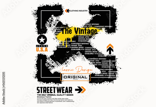 typography street art graffiti quotes vector. Urban typography street art graffiti slogan for tee t shirt or sweatshirt.