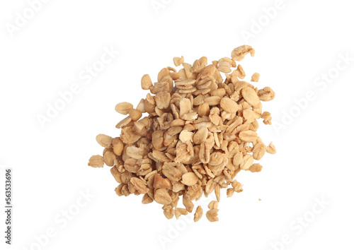 whole grains on a white background