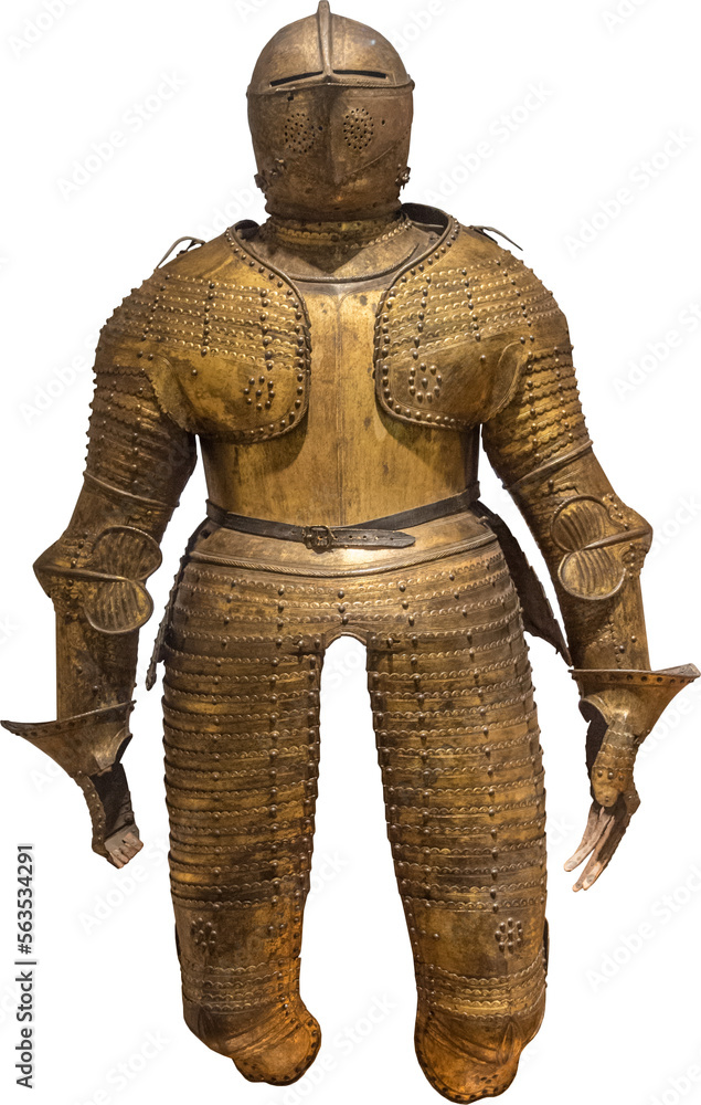 Isolated PNG cutout of a medieval knight armor on a transparent background, ideal for photobashing, matte-painting, concept art Isolated PNG cutout of a medieval knight armor on a transparent background, ideal for photobashing, matte-painting, concept art