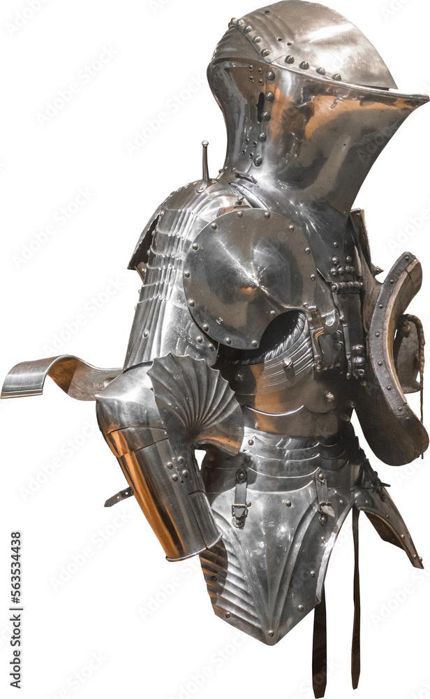 Isolated PNG cutout of a medieval knight armor on a transparent background, ideal for photobashing, matte-painting, concept art Isolated PNG cutout of a medieval knight armor on a transparent background, ideal for photobashing, matte-painting, concept art