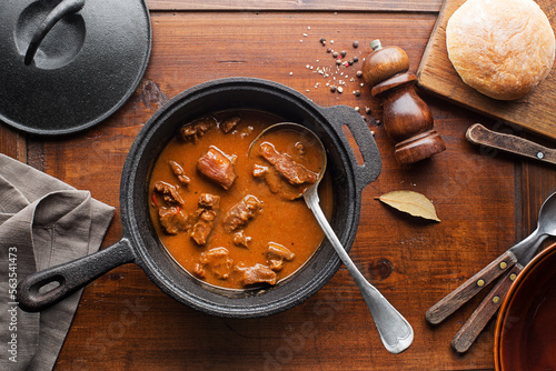 Beef stew goulash photo