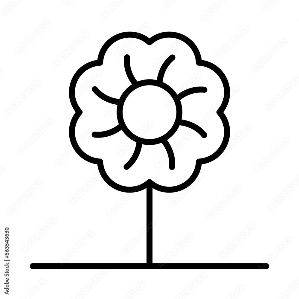 Flower Isolated Silhouette Solid Line Icon with flower, floral, florist, flowers, garden, plant Infographic Simple Vector Illustration Flower Isolated Silhouette Solid Line Icon with flower, floral, florist, flowers, garden, plant Infographic Simple Vector Illustration