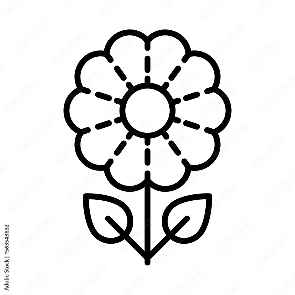 Flower Isolated Silhouette Solid Line Icon with flower, floral, florist, flowers, garden, gardening Infographic Simple Vector Illustration Flower Isolated Silhouette Solid Line Icon with flower, floral, florist, flowers, garden, gardening Infographic Simple Vector Illustration