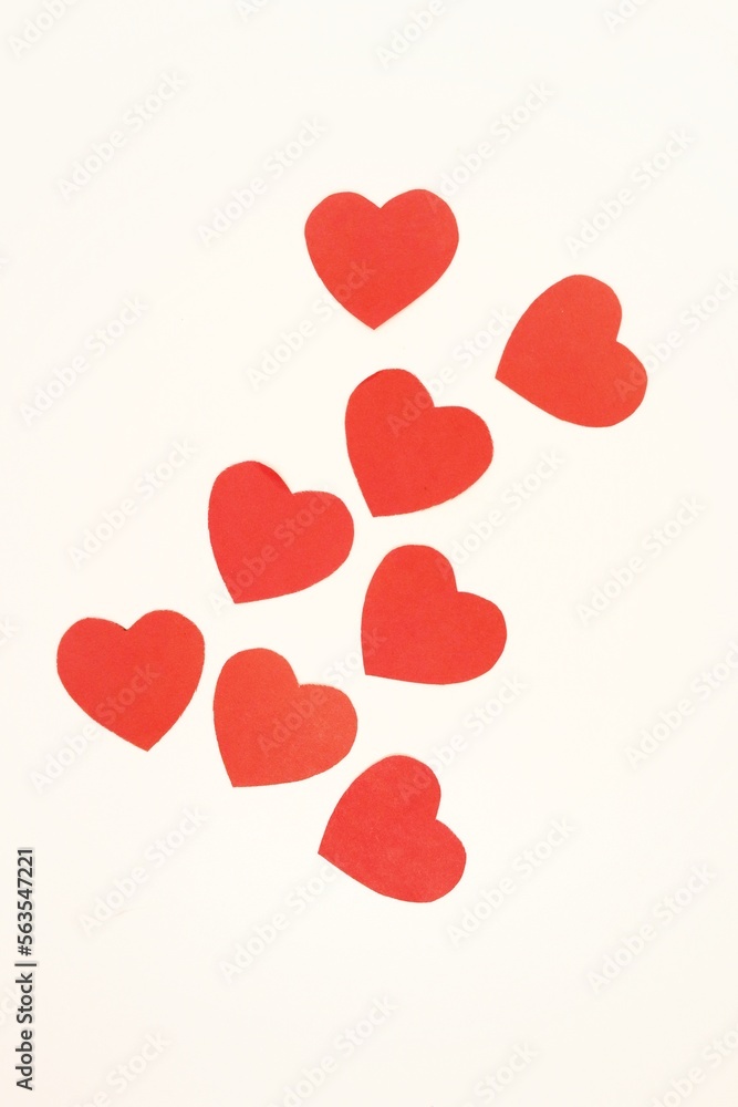 Red hearts for valentine's day Red hearts for valentine's day